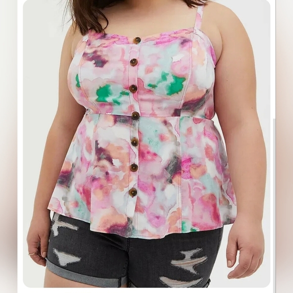 Fit and flare floral tank torrid - Picture 9 of 9